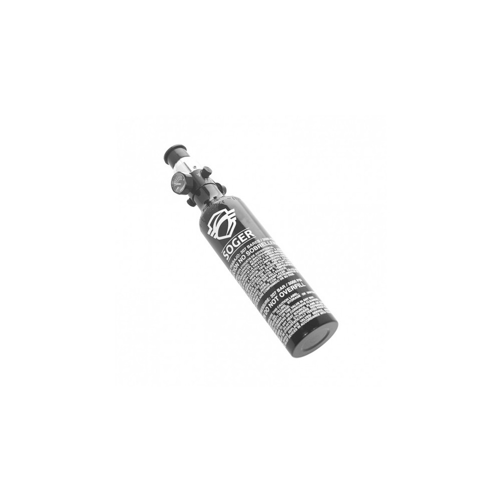 BOTELLA HPA SOGER 13CL 0.21L 3000 PSI ALUMINIO