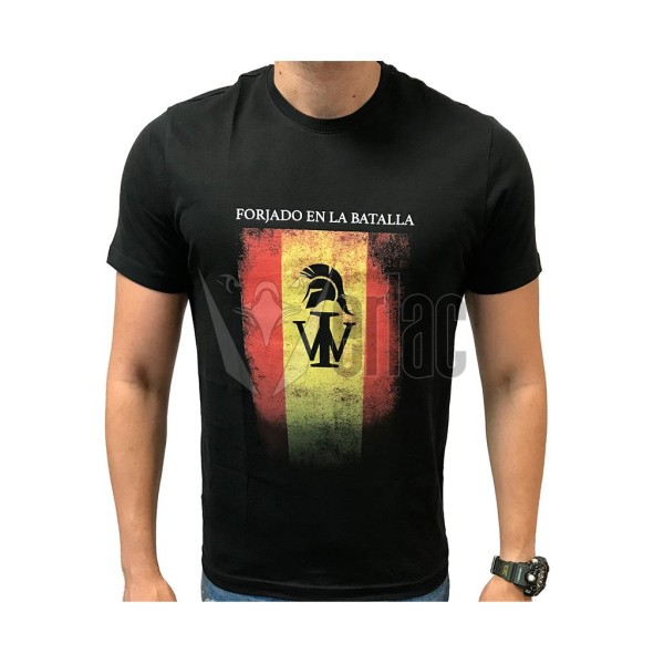 CAMISETA IMMORTAL FORJADO EN LA BATALLA NEGRA