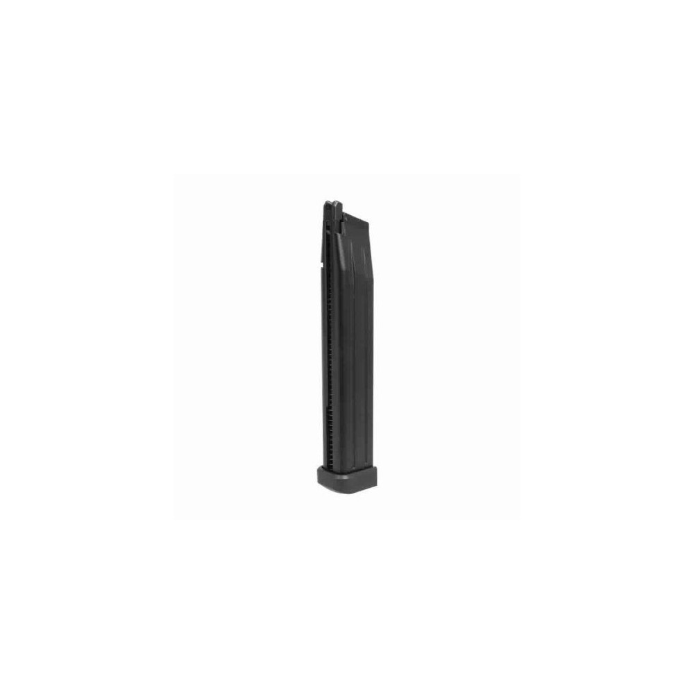 CARGADOR PISTOLA WE GAS HI-CAPA 5.1 LARGO 50RDS NEGRO