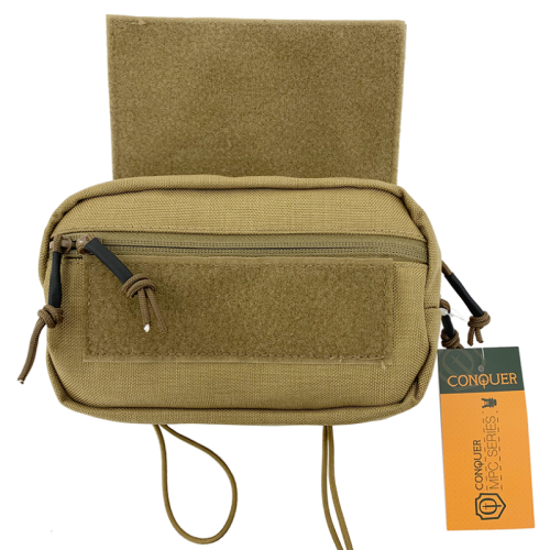 POUCH CONQUER BOLSILLO VELCRO MULTICAM/TAN