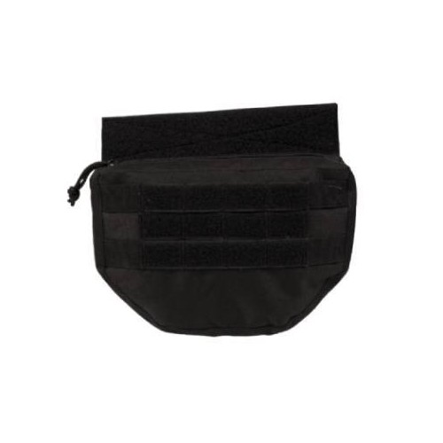 RIÑONERA MILTEC MOLLE VELCROS OVALADA TAN/NEGRO