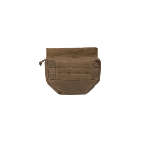 RIÑONERA MILTEC MOLLE VELCROS OVALADA TAN/NEGRO
