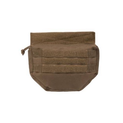 RIÑONERA MILTEC MOLLE VELCROS OVALADA TAN/NEGRO
