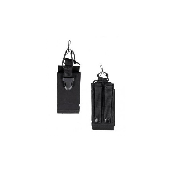 POUCH WALKIE MILTEC MOLLE NEGRO