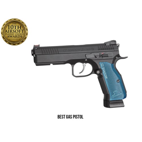 PISTOLA ASG CZ SHADOW 2 GAS/CO2 NEGRA/AZUL