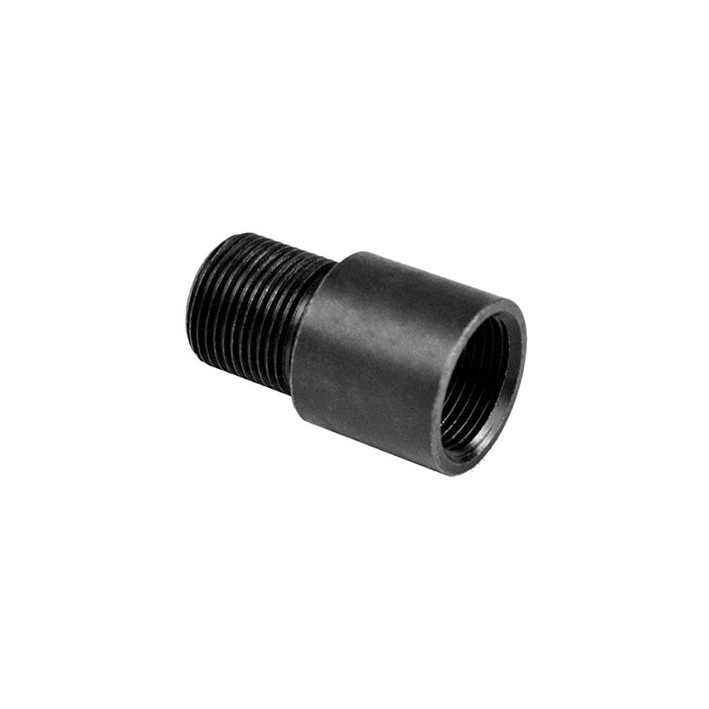 ADAPTADOR DE ROSCA MADBULL 14MM CW A CCW NEGRO