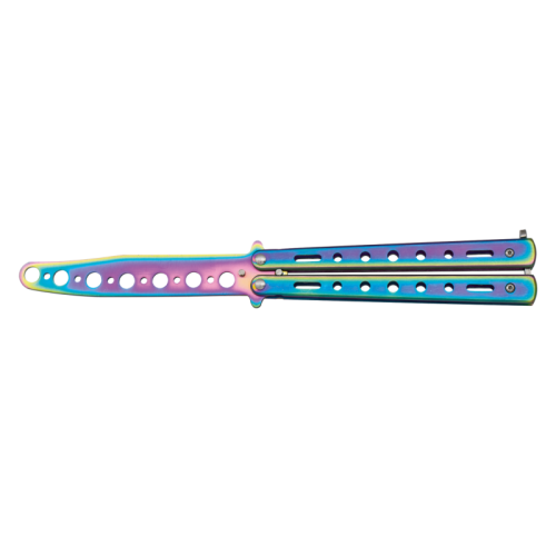 CUCHILLO ALBAINOX MARIPOSA ENTRENAMIENTO RAINBOW