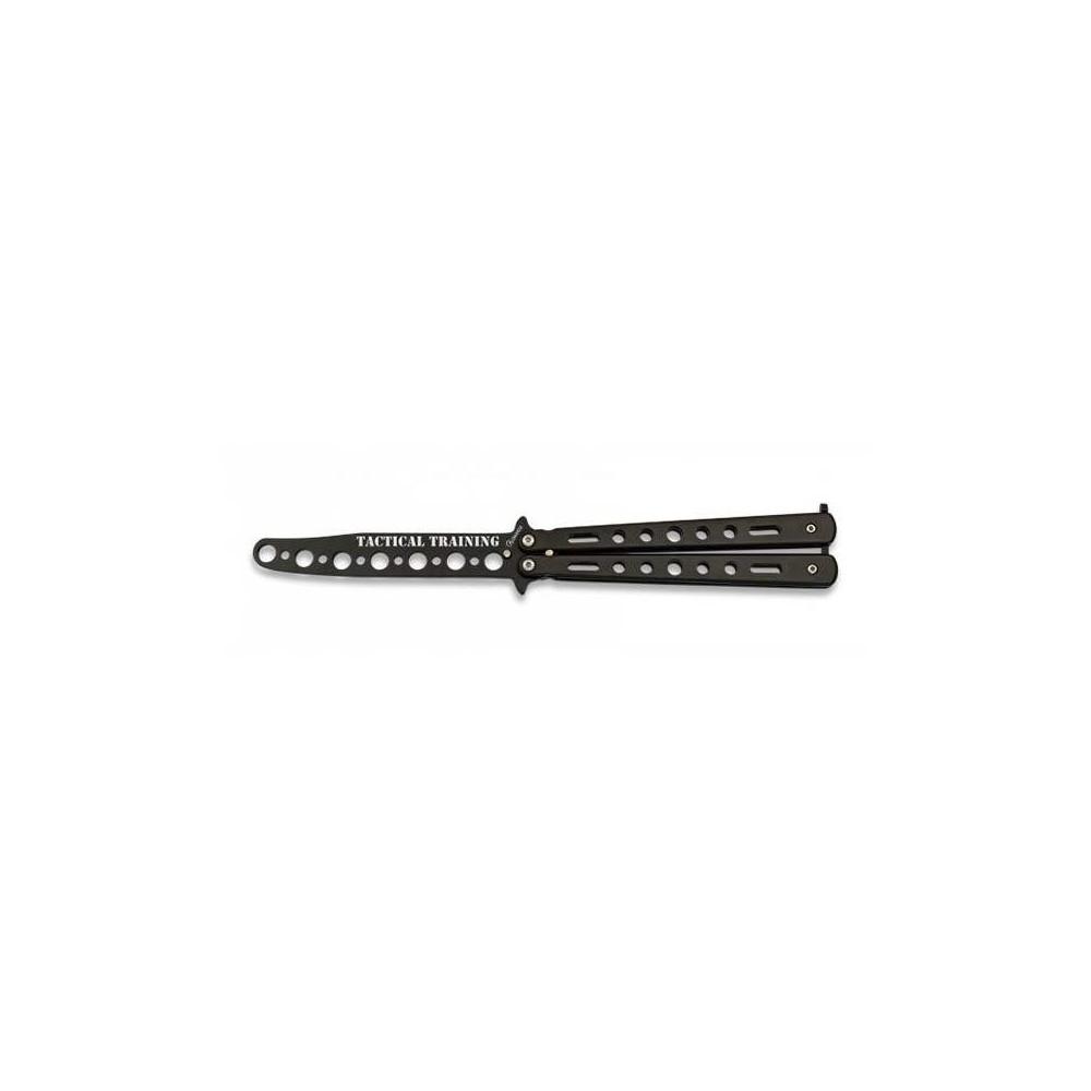 CUCHILLO ALBAINOX MARIPOSA ENTRENAMIENTO NEGRA