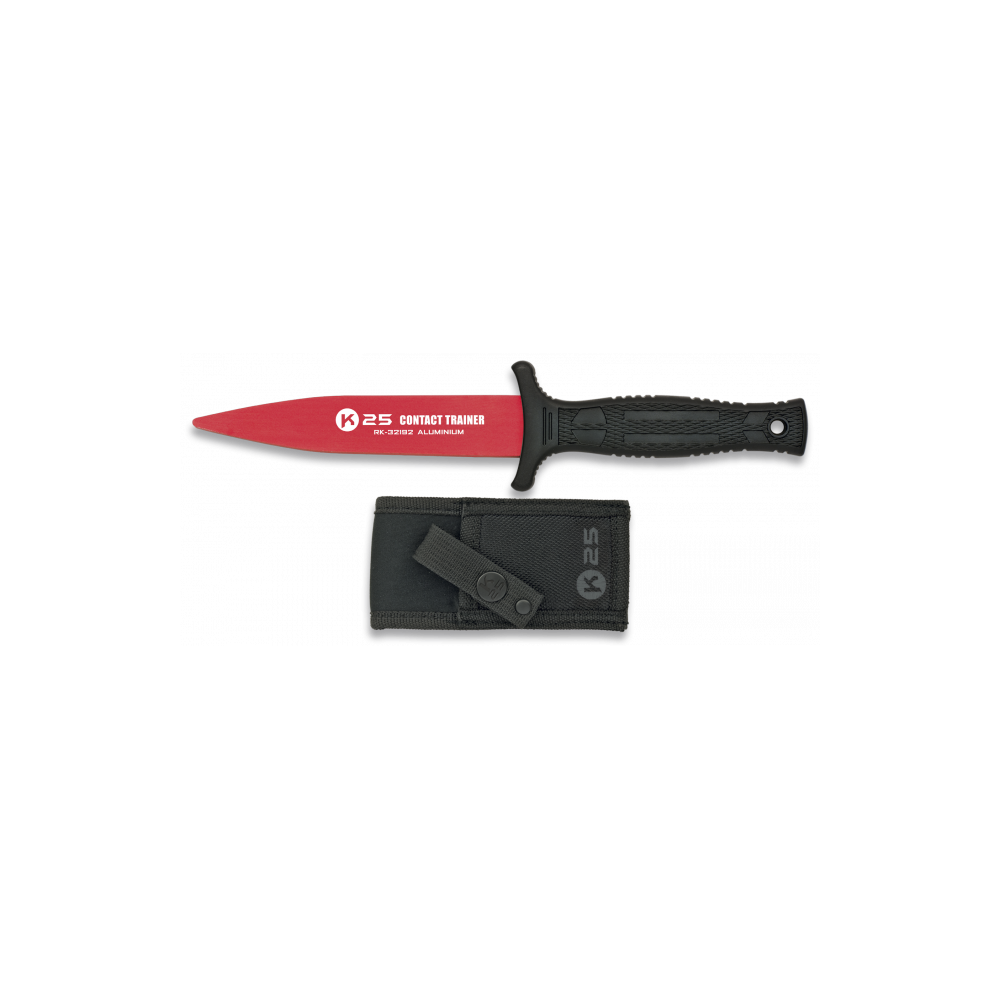 CUCHILLO ENTRENAMIENTO K25 ROJO