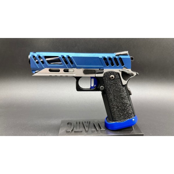 PISTOLA HI-CAPA 4.3 AZUL/PLATA