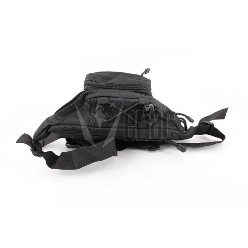 RIÑONERA MOLLE VELCROS GRANDE NEGRA