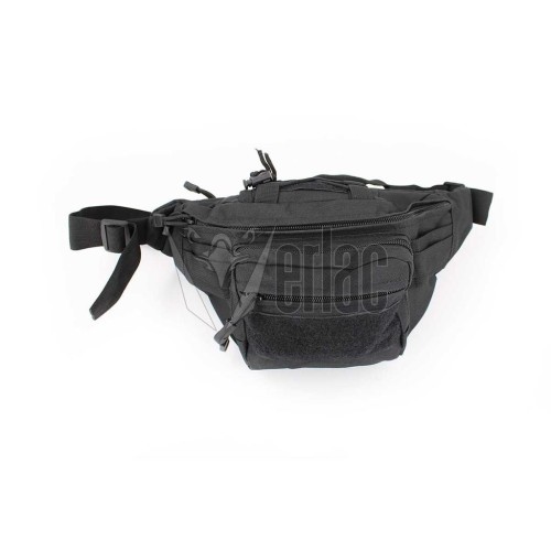 RIÑONERA MOLLE VELCROS GRANDE NEGRA