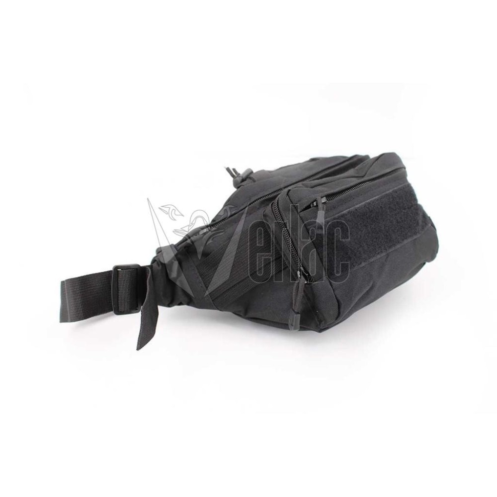 RIÑONERA MOLLE VELCROS GRANDE NEGRA