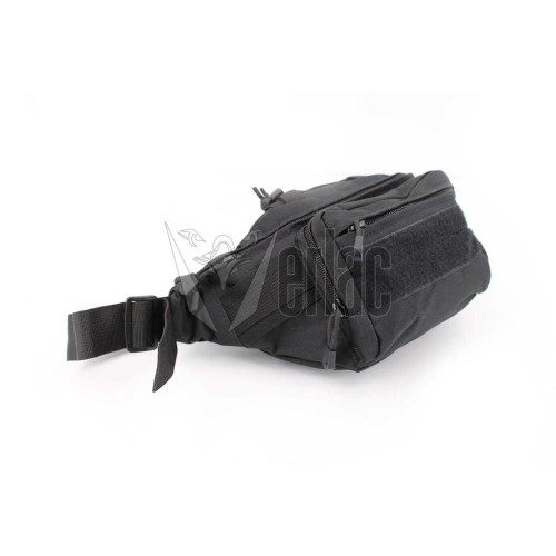 RIÑONERA MOLLE VELCROS GRANDE NEGRA