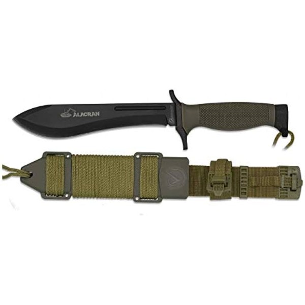 CUCHILLO ALBAINOX ALACRAN 18CM NEGRO