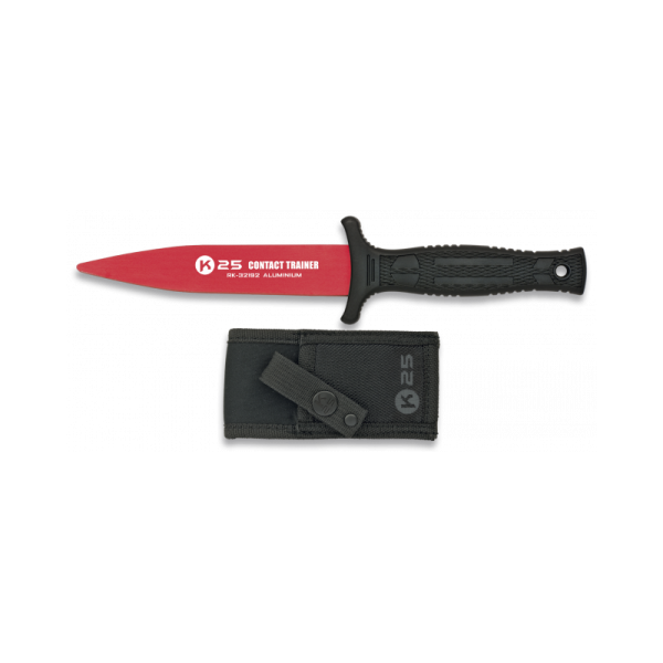 CUCHILLO ENTRENAMIENTO K25 ROJO