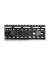 RAIL METAL 5 HUECOS M-LOK/KEYMOD ALUMINIO NEGRO