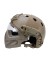 CASCO TIPO FAST Y MASCARA TAN DELTA TACTICS
