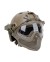CASCO TIPO FAST Y MASCARA TAN DELTA TACTICS