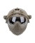 CASCO TIPO FAST Y MASCARA TAN DELTA TACTICS