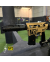 FUSIL SPEEDSOFT WATC CUSTOM - DORADO C/ FIBRA DE CARBONO NEGRA