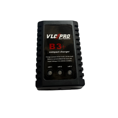 CARGADOR BATERIA VLC BALENCEADOR PRO B3 PLUS LIPO/LI-ION 7.4V/11.1V 20W NEGRO
