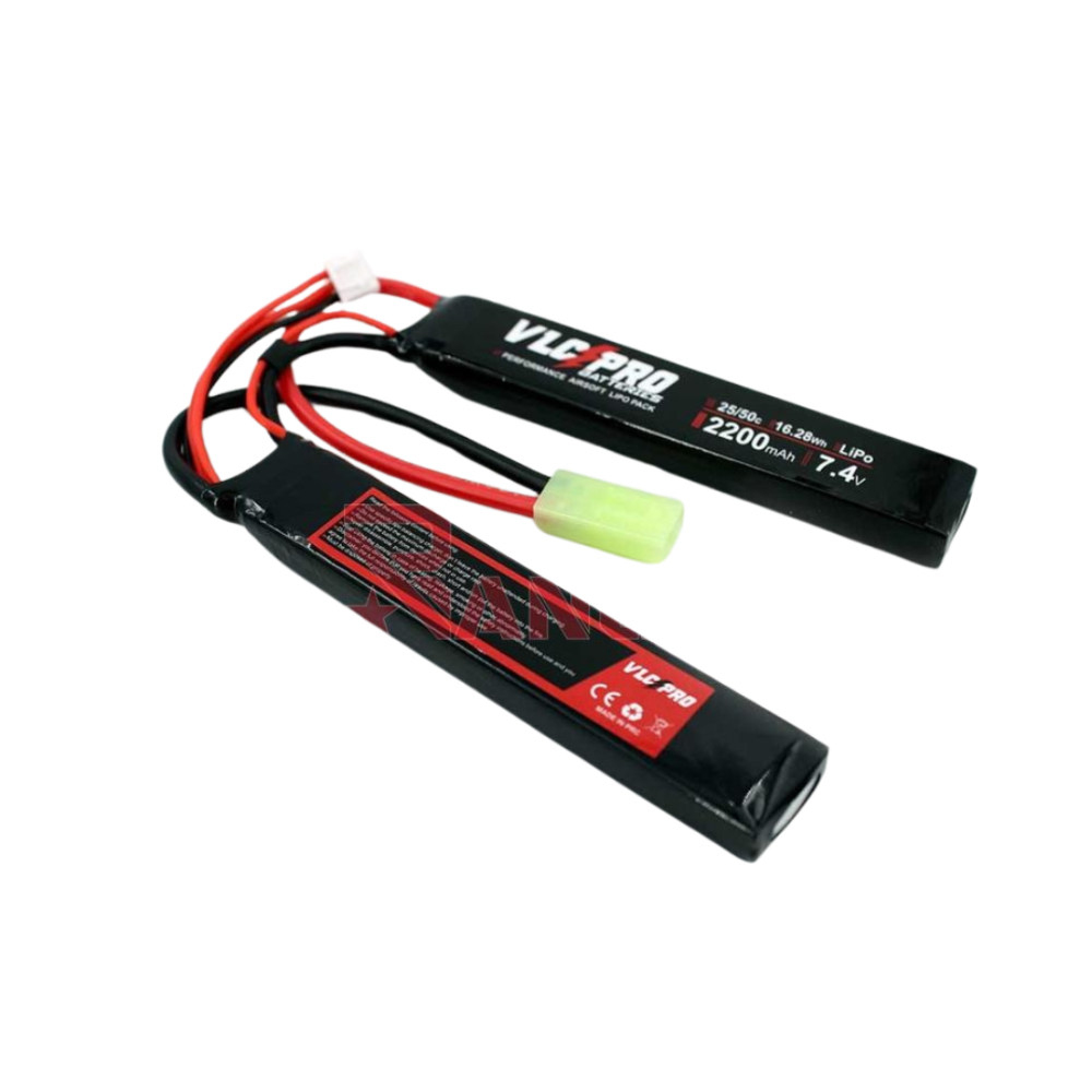 BATERÍA VLC PRO LIPO 7.4V-2200MAH (25C/50C) 2STICKS TAMIYA