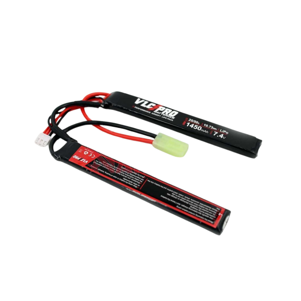 BATERÍA VLC PRO LIPO 7.4V-1450MAH (25C/50C) 2STICKS TAMIYA