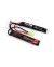 BATERIA VLC PRO LIPO 7.4V 1100MAH 25C/50C 2STICK NEGRA