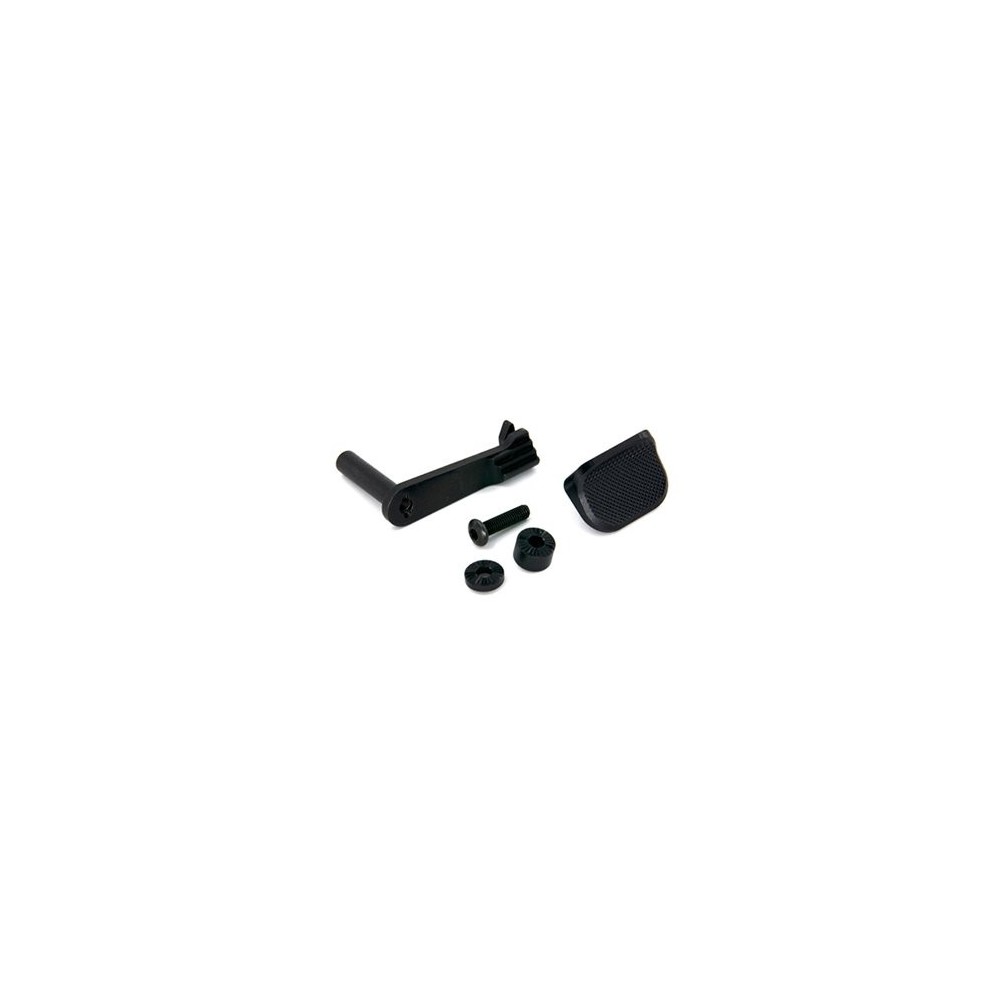AIP STAINLESS SLIDE STOP WITH THUMBREST HI-CAPA 5.1/4.3 NEGRO