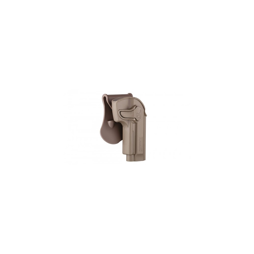 FUNDA PISTOLA RIGIDA AMOMAX BERETTA 92 TAN
