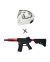 SPEEDSOFT KIT INICIACION (M4 TUBO ROJO + FMA)
