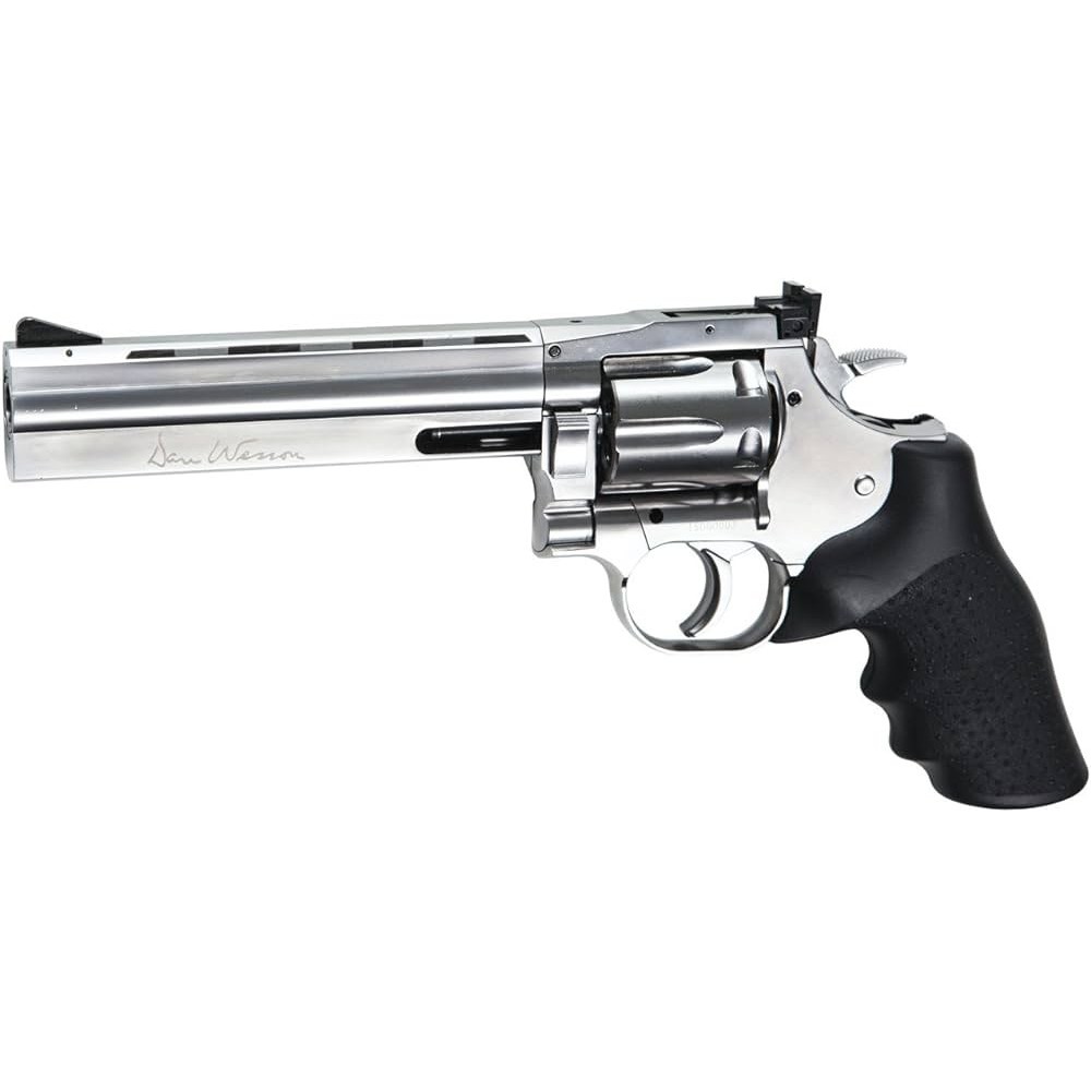REVOLVER DAN WESSON 715 6" CO2 PLATA ASG
