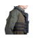 CHALECO PLATE CARRIER CORTE LASER NEGRO V18 + 2 PLACAS DE PROTECCION DUMMY