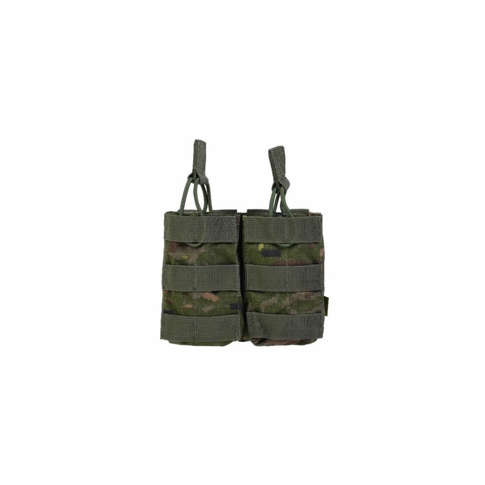 POUCH PORTACARGADOR DOBLE M4 DELTA TACTICS OPEN TOP BOSCOSO PIXELADO