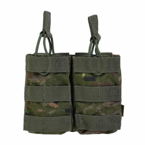 POUCH PORTACARGADOR DOBLE M4 DELTA TACTICS OPEN TOP BOSCOSO PIXELADO