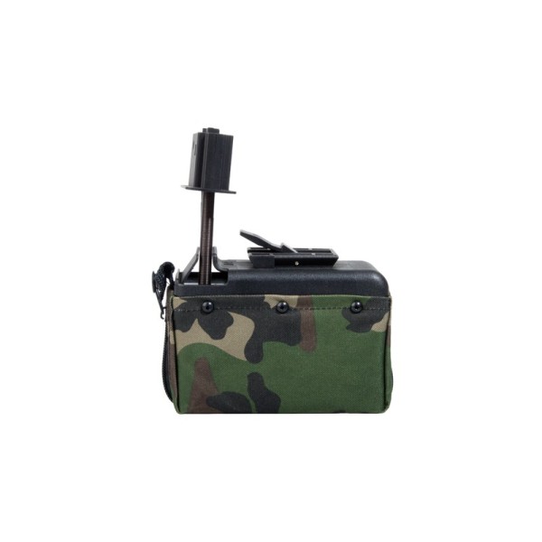 CARGADOR AK DRUM M249 MINI 2500RDS WOODLAND