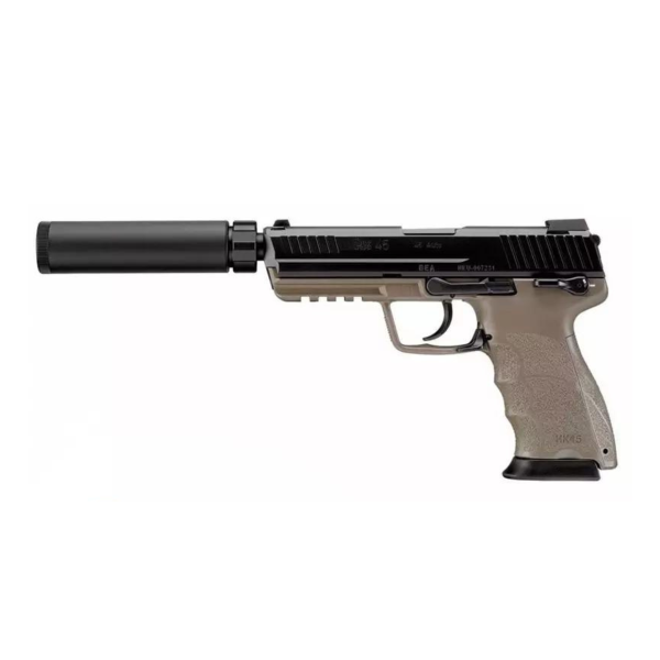 PISTOLA MARUI HK45 TACTICAL GAS NEGRA/TAN