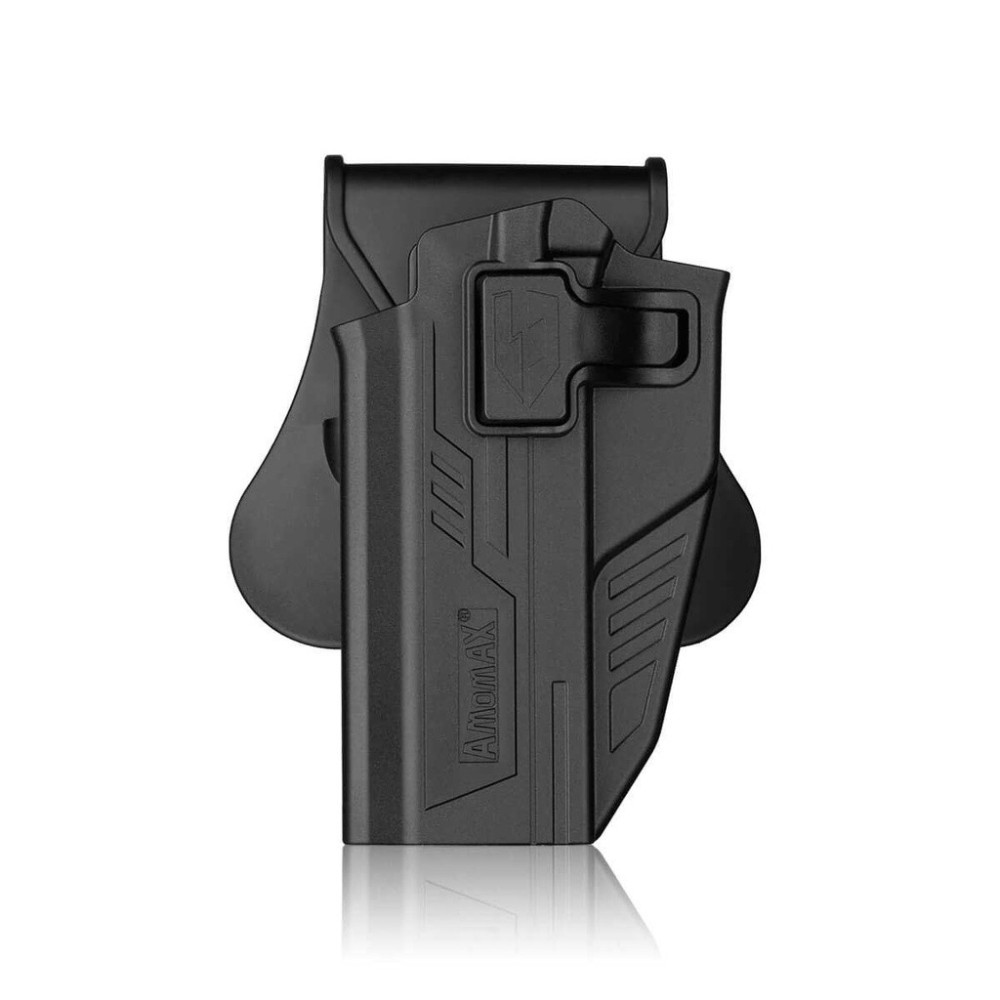 FUNDA PISTOLFUNDA PISTOLA RIGIDA ZURDOS AMOMAX HI-CAPA NEGRAA RIGIDA ZURDOS AMOMAX HI-CAPA NEGRA