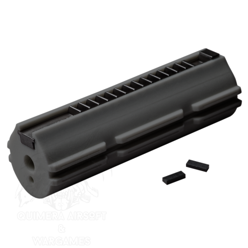 PIST  N ZERO SHOCK EN TECNOPOL  MERO CARGADO CON CREMALLERA FULL METAL DE FIBRA DE CARBONO 14 DIENTES FPS