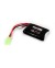 BATERIA VLC PRO LIPO 7.4V 1300MAH 25C/50C 1STICK PEQ. NEGRA