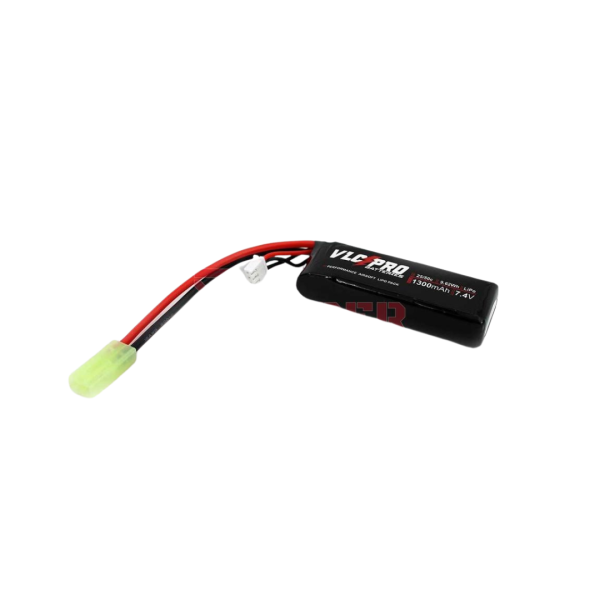 BATERIA VLC PRO LIPO 7.4V 1300MAH 25C/50C 1STICK NEGRA VLC-1003