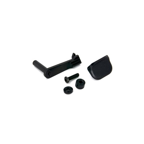 AIP STAINLESS SLIDE STOP WITH THUMBREST HI-CAPA 5.1/4.3 NEGRO