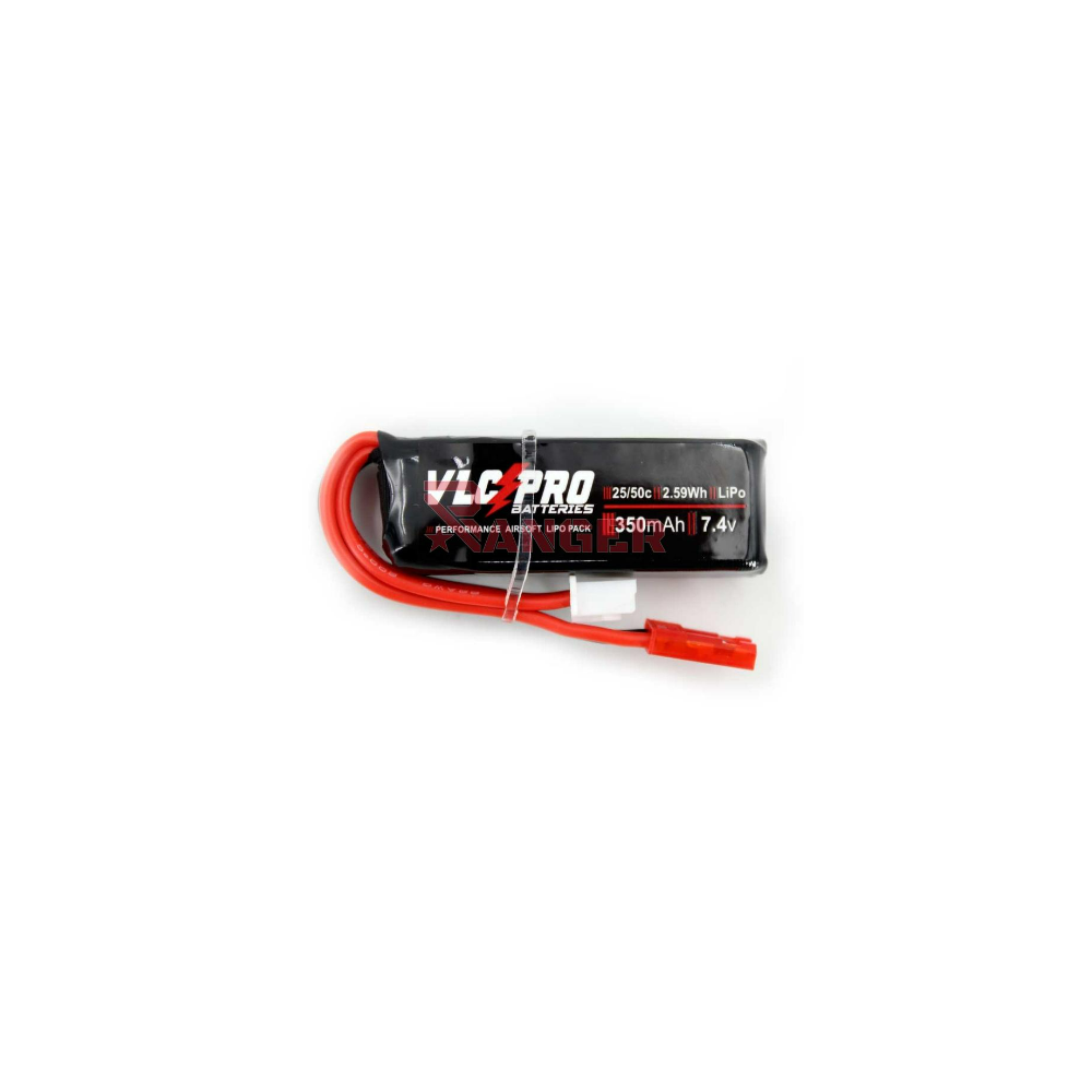 BATERIA VLC PRO LIPO 7.4V 350MAH 25C/50C 1STICK HPA NEGRA