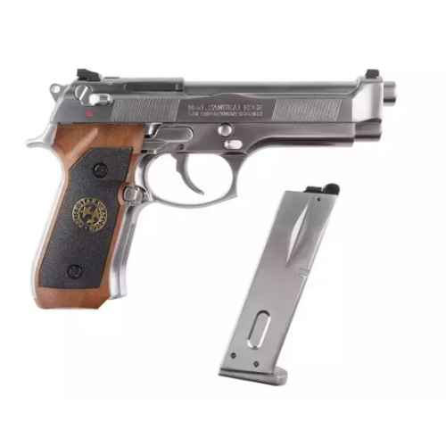 PISTOLA WE M92 SPS FULL METAL PLATA