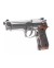 PISTOLA WE M92 SPS FULL METAL PLATA