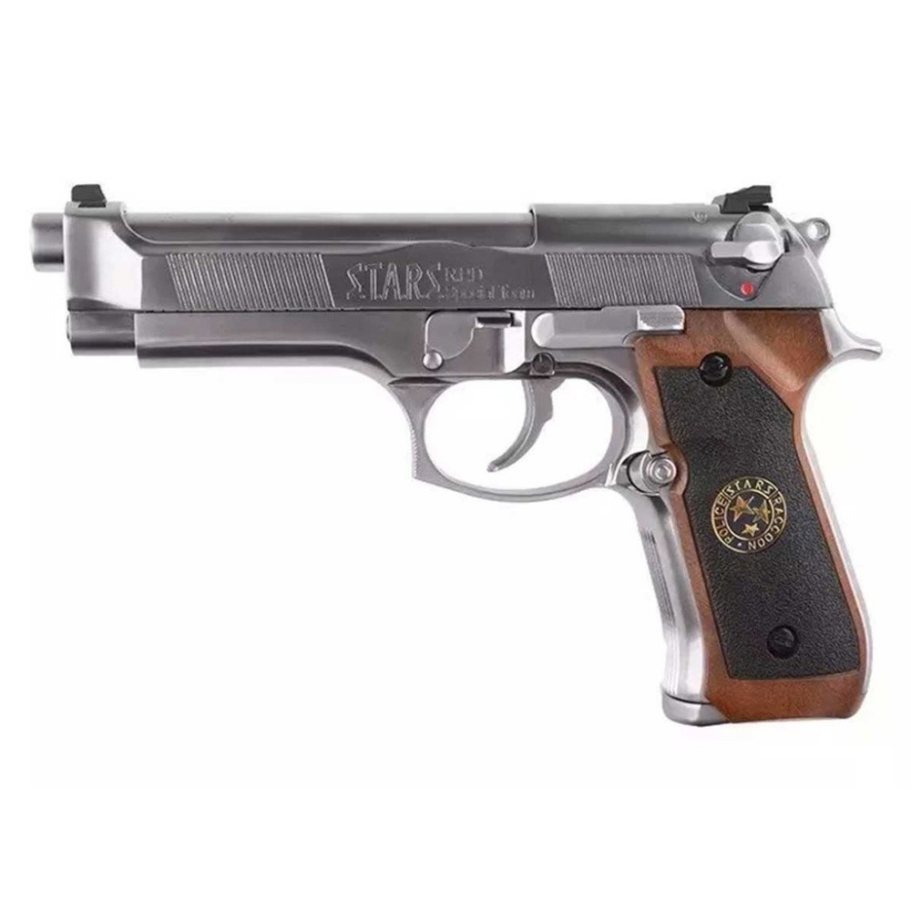 PISTOLA WE M92 SPS FULL METAL PLATA