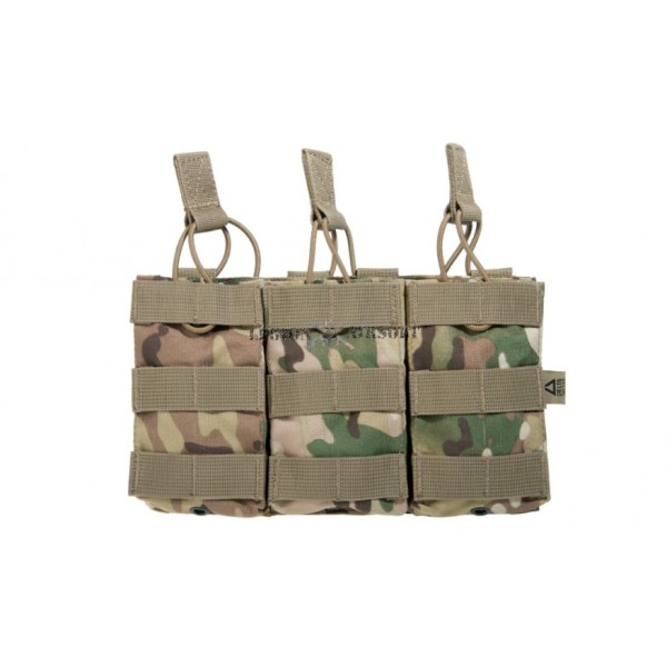 M4 TRIPLE MAGAZINE POUCH MULTICAM