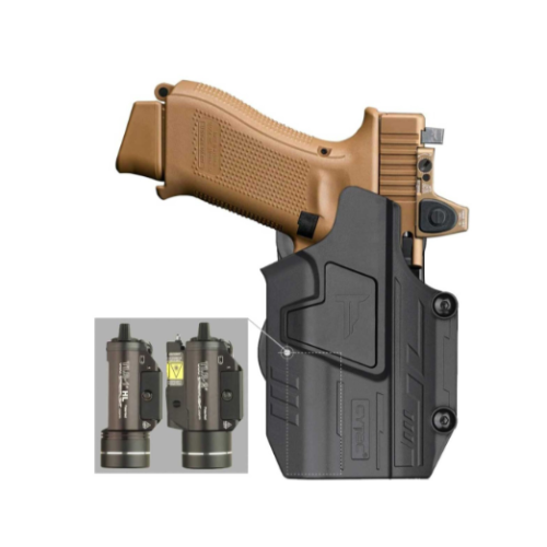 FUNDA PISTOLA RIGIDA CYTAC UNIVERSAL MEGA-FIT NEGRA