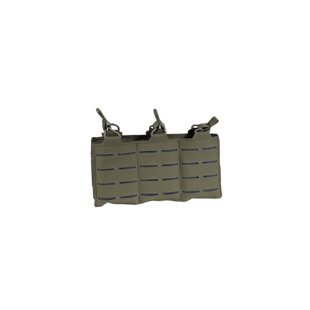PORTACARGADOR MK1 "DAGGER" CORSO TRIPLE C/ MOLLE PARA AR-15/M4 - RANGER GREEN